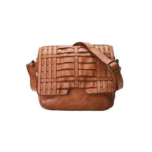 Kompanero Leila Crossbody Bag - Cognac