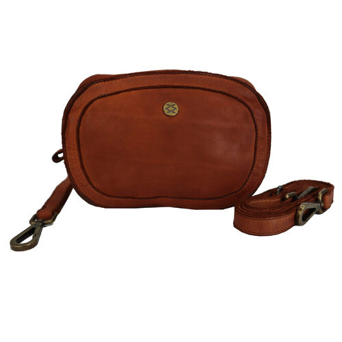 Kompanero Halo Crossbody Bag - Cognac