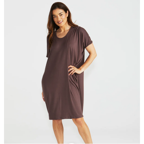 Betty Basics Maui Dress - Nutmeg