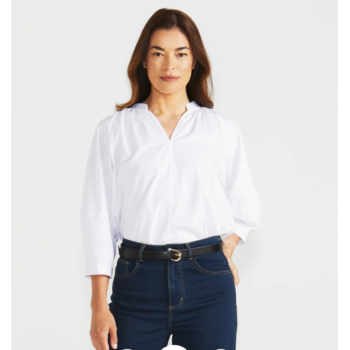 Betty Basics Piper Shirt - White