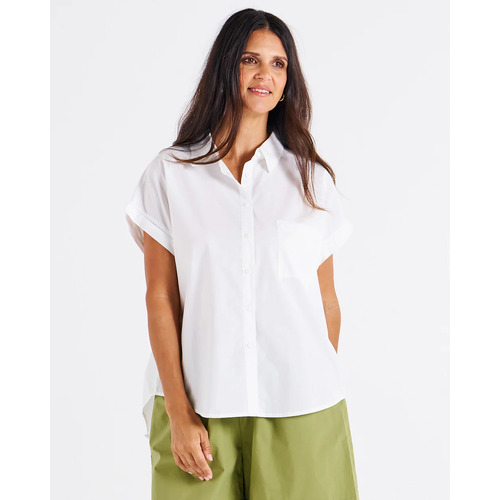 Betty Basics Mara S/S Shirt - White