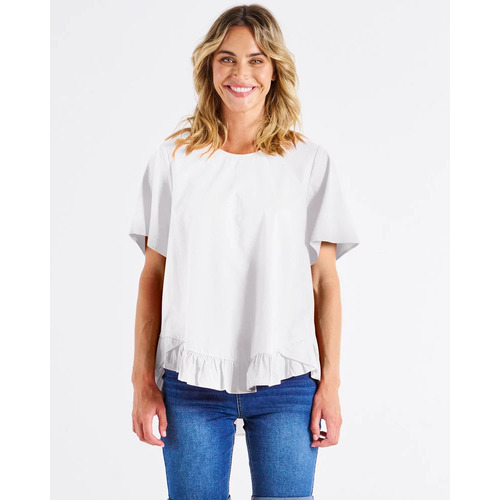 Betty Basics Candice Blouse - White