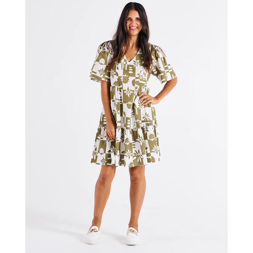 Betty Basics Bacardi Dress - Geo Floral