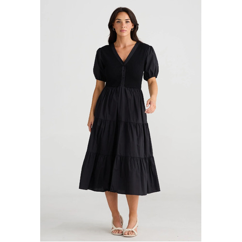 Brave+True Bella Goes North Dress - Black [Size: Small]