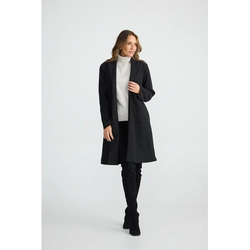 Brave+True Bella Coat - Black Marle