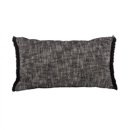 Amalfi Yeild Cushion 55x10x30cm - Black