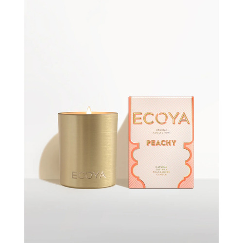 Ecoya Limited Edition Holiday Collection Goldie Candle - Peachy