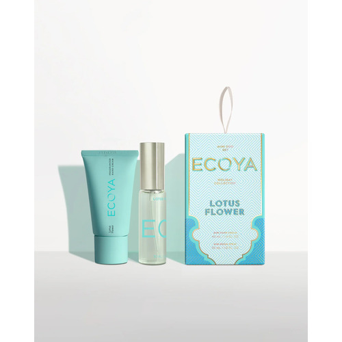 Ecoya Limited Edition Holiday Collection Mini Duo Set - Lotus Flower