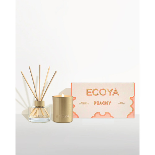 Ecoya Limited Edition Holiday Collection Mini Gift Set - Peachy