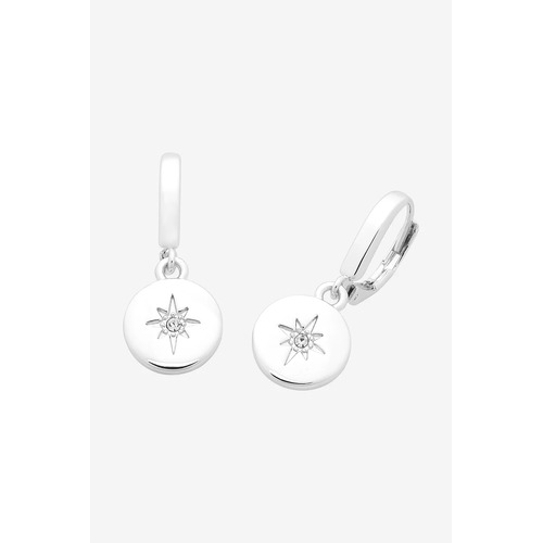 Liberte Beck Clear Earrings - Silver