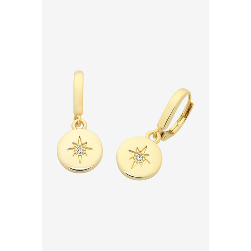 Liberte Beck Clear Earrings - Gold