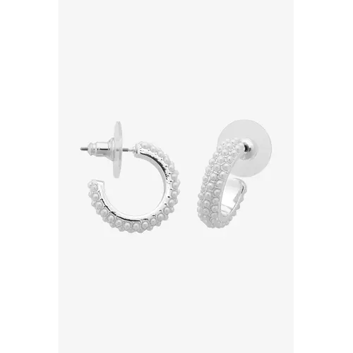 Liberte Marigold Pearl Earrings - Silver