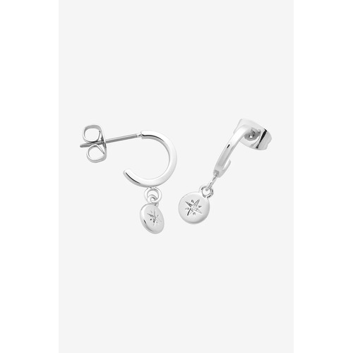 Liberte Gigi Huggie Earrings - Silver