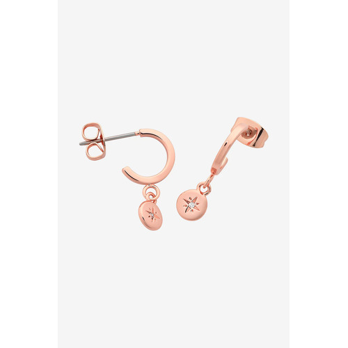 Liberte Gigi Huggie Earrings - Rose Gold