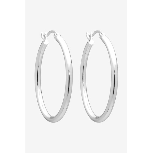 Liberte Erika Hoop Earrings - Silver