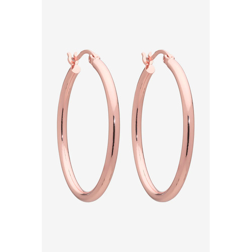 Liberte Erika Hoop Earrings - Rose Gold