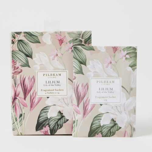 Pilbeam Living Lilium Scented Mini Sachets Set 4 - Lily of the Valley