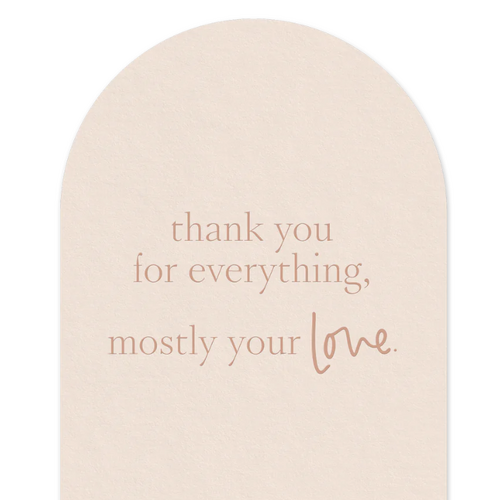 Emma Kate Co Thankyou for Everything Greeting Card