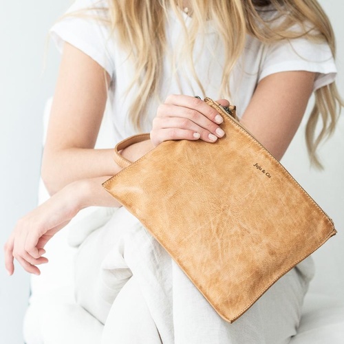 Juju&Co Large Flat Pouch [Colour: Natural]