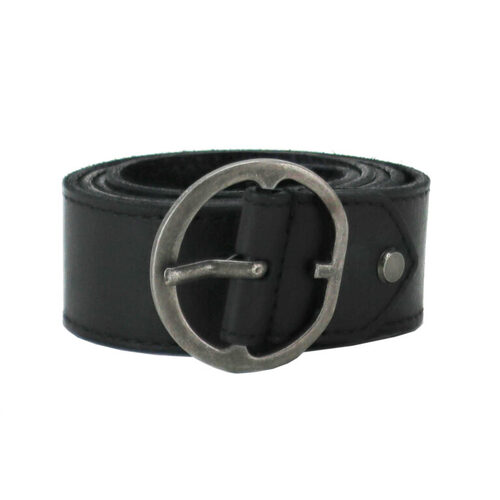 Kompanero Isiro Leather Belt [Colour: Black] [Size: 40/100]