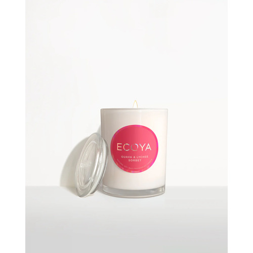 Ecoya Metro Candle 270g - Guava & Lychee Sorbet