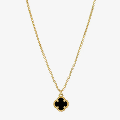 Liberte Reign Gold Necklace - Jet