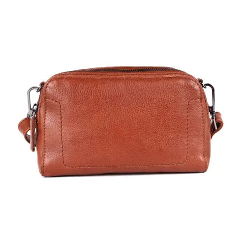 Rugged Hide IIuka Crossbody Bag - Cognac