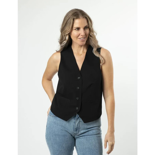 Stella+Gemma Cannes Waistcoat - Black [Size: 12]