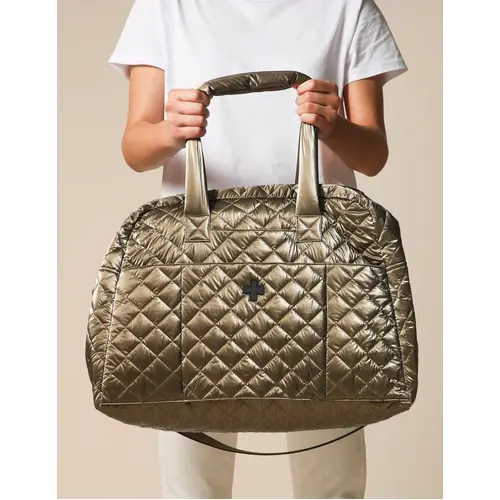 Stella+Gemma Overnight Quilted Bag - Khaki