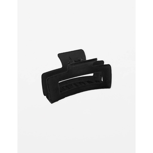 Stella+Gemma Rectangle Claw Clip - Velvet Black