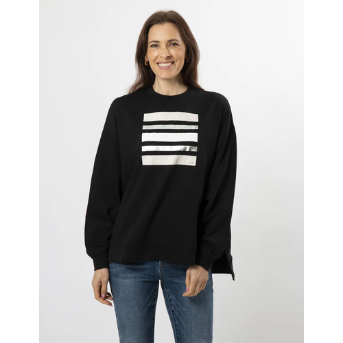 Stella+Gemma Sunday Sweater - Black Licorice Allsorts