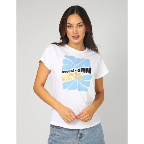 Stella+Gemma Just Keep Growing Tee - White