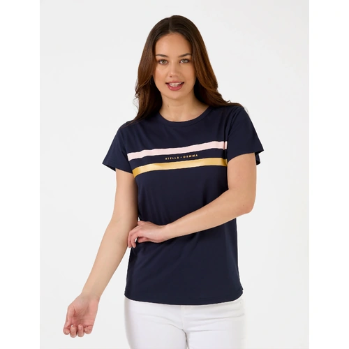 Stella+Gemma Icon Stripe Tee - Navy