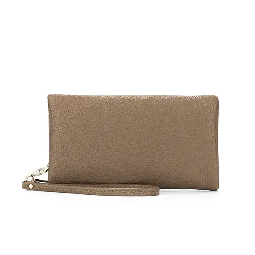 Black Caviar Mavie Wallet - Dark Taupe