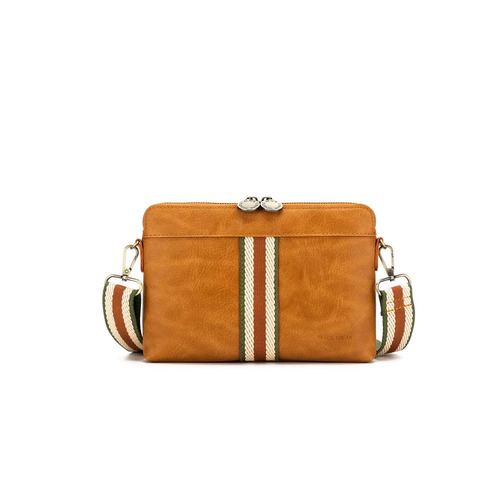 Black Caviar Florence Pouch & Crossbody Bag - Tan