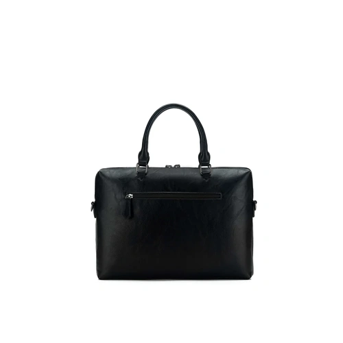 Black Caviar Designs Roma Laptop Bag - Black