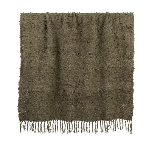 Coast to Coast Burbuja Cot Throw Rug - Olive