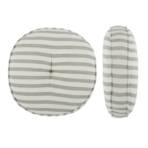 Coast to Coast Montauk Round Cotton Cushion 40cm - Sage