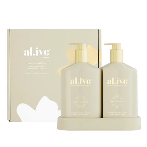 Al.ive Body Limited Edition Wash & Lotion Duo - Golden Wattle & Citrus