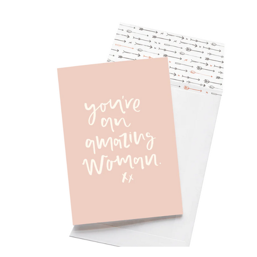 Emma Kate Co You're an Amazing Women Greeting Card