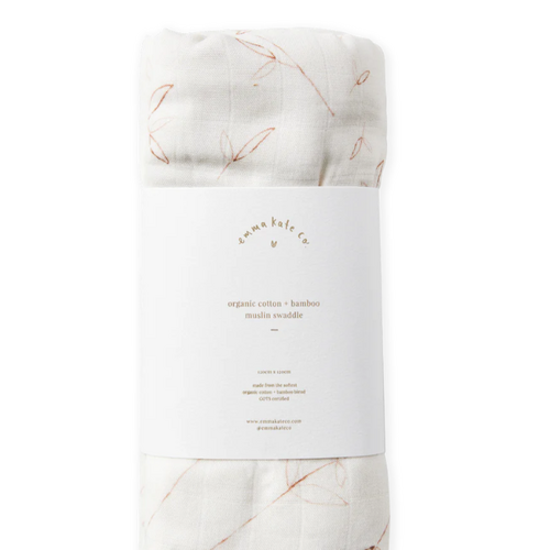 Emma Kate Co Baby Swaddle - Olive Branch