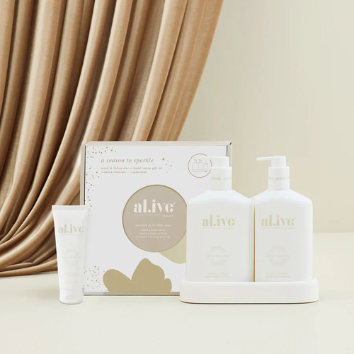 al.ive Wash & Lotion Duo + Hand Cream - Mango & Lychee